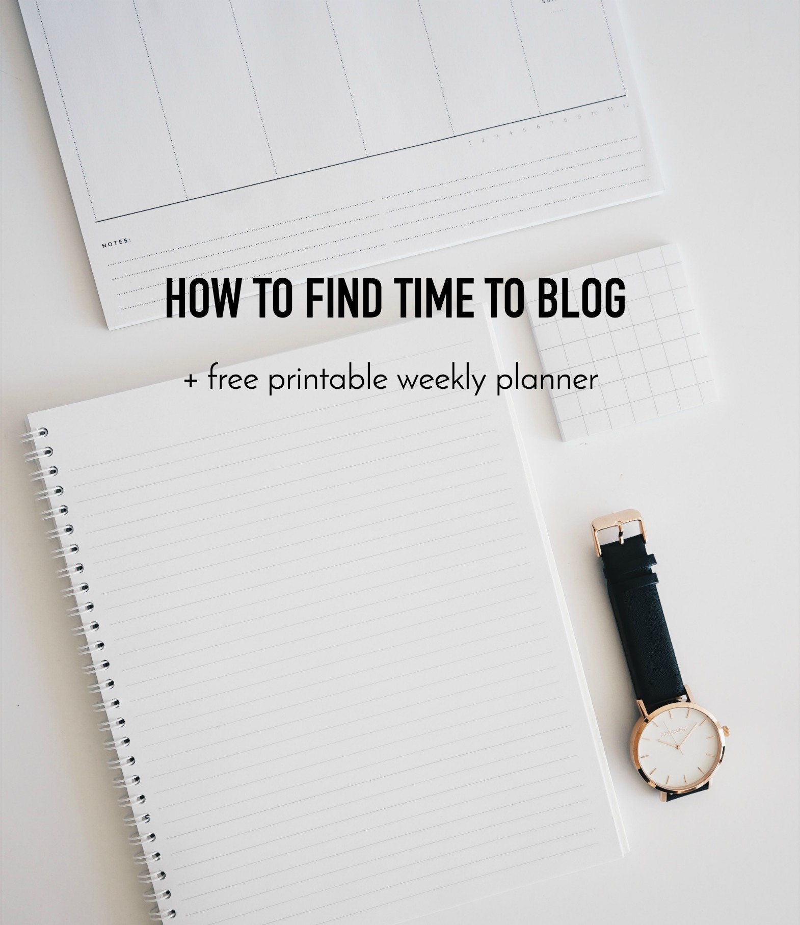 how to find time to blog